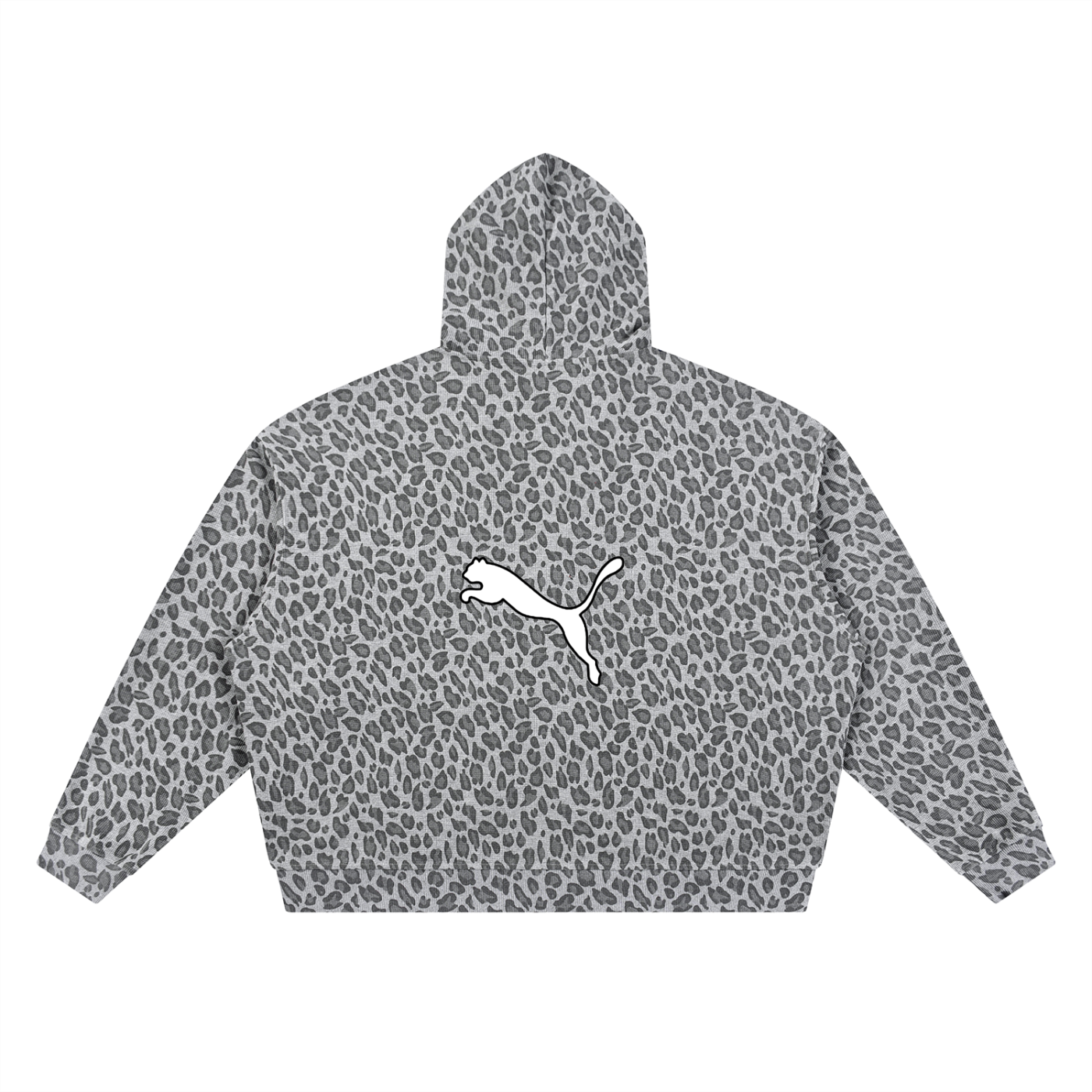 PUMA x SPLURGE Leopard Print Zip Hoodie