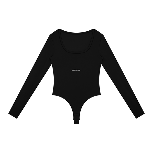 SPLURGE Long Sleeve CLOCKED Bodysuit