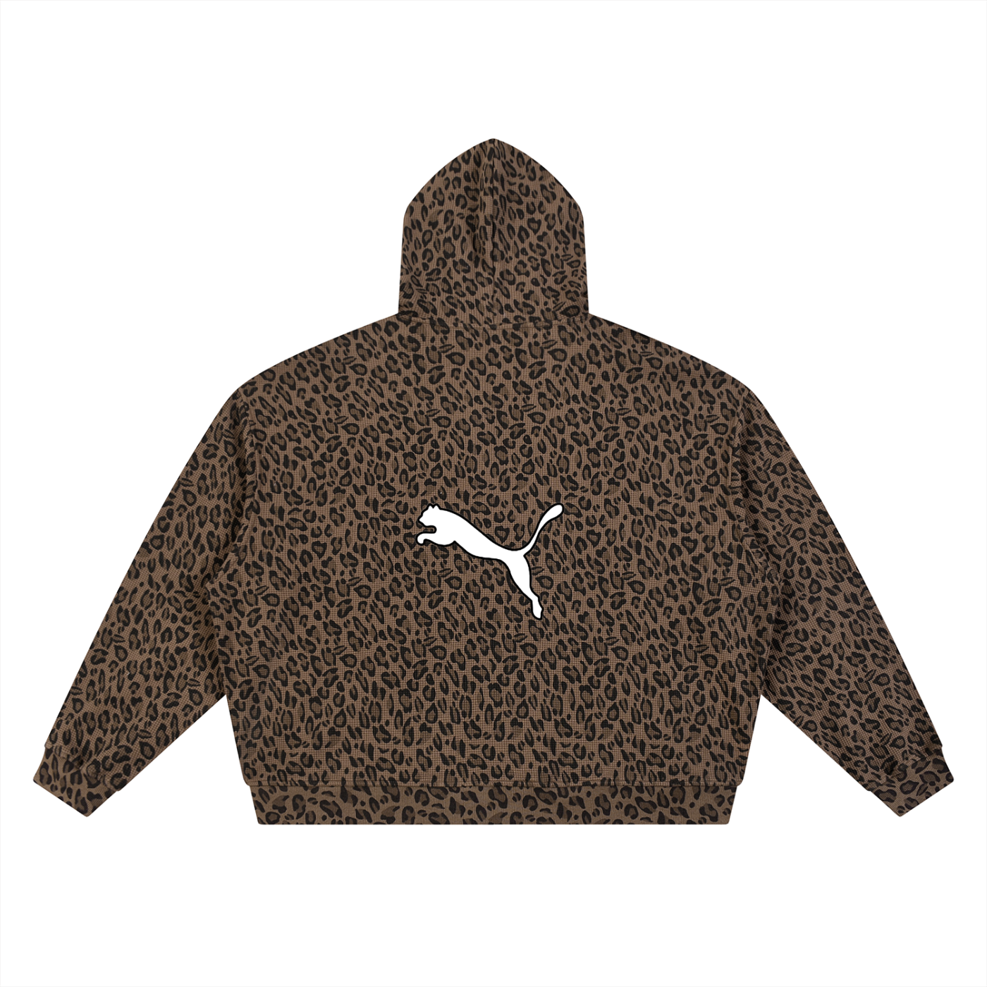 PUMA x SPLURGE Leopard Print Zip Hoodie
